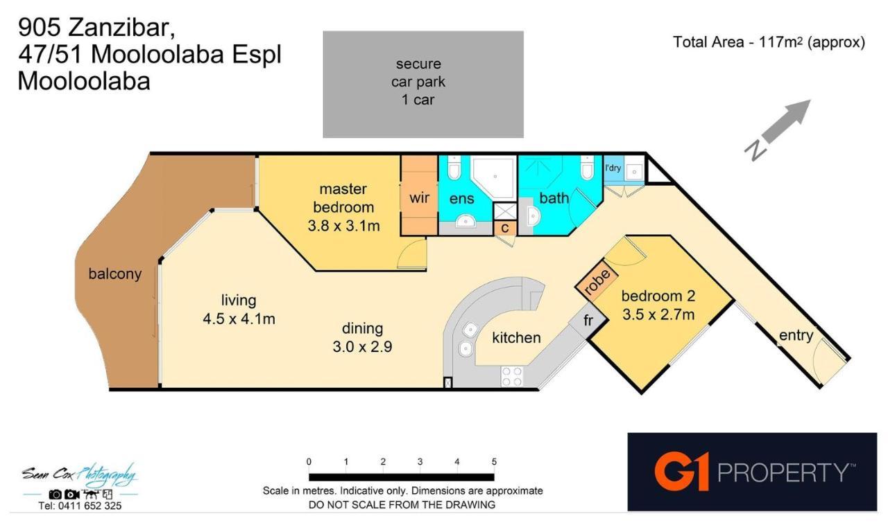 Zanzibar 905, Ocean Front 2 Bedroom Mooloolaba